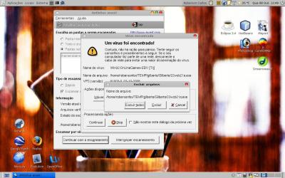 Linux: Avast excluindo vrus