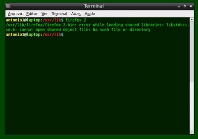 Linux - seu programa no funciona ? Use o terminal !!!