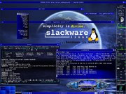 Blackbox slackware... because it works