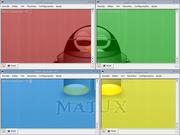 KDE Matux em 4 cores