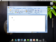 Gnome Mac OSX no Ubuntu 9.04 rodando MS Word