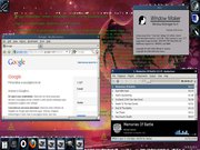 Window Maker WindowMaker + Eterm + Firefox + Audacious + XSnow