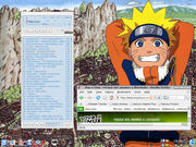 KDE Kubuntu com Naruto