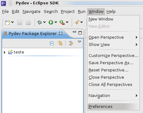 Linux: Pydev - Preparando o Eclipse para o Python