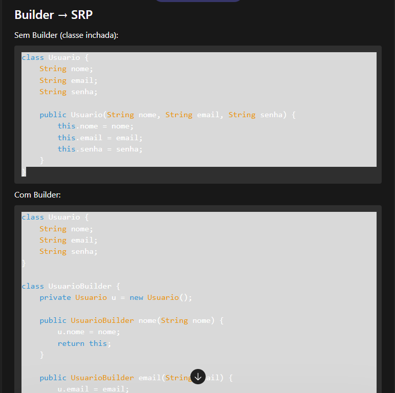 RELACAO DO SOLID COM GOF (CRIACIONAIS)