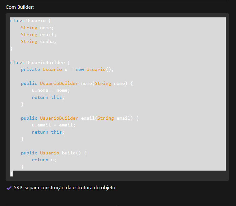 RELACAO DO SOLID COM GOF (CRIACIONAIS)