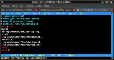 Linux: Tomcat no init.d