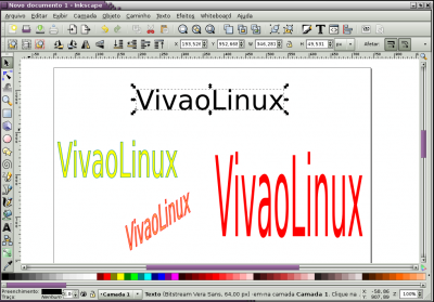 Linux: Inkscape - Ferramenta seleção