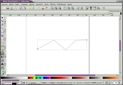 Linux: Inkscape - Desenhando curvas