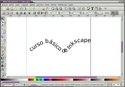 Linux: Inkscape - suavizando texto