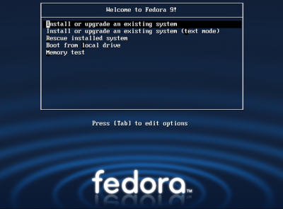 Linux: Escolha do mtodo de boot 