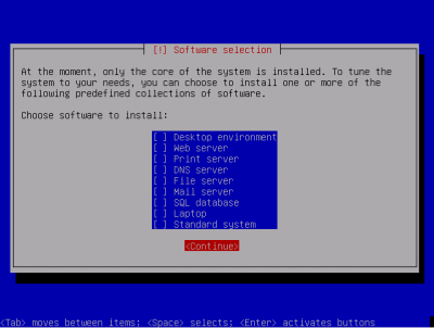 Linux: Debian 4 install 