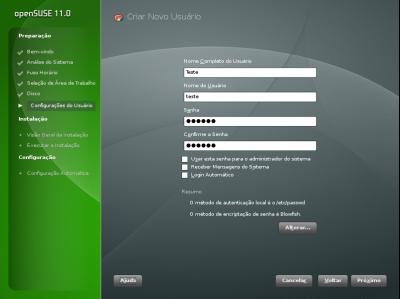 Linux: Introduo ao Linux: Instalao do openSUSE