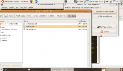 Linux: Configurando a Placa de Rede Wireless RTL8187 no Ubuntu 9.04