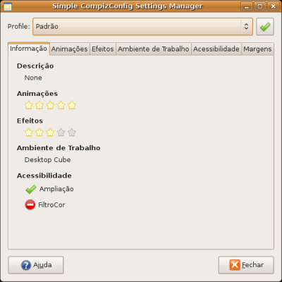 Linux: Compiz Fusion -  simple-ccsm 