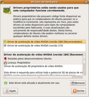 Linux: Driver da Nvidia no Ubuntu 9.04