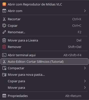 Linux: Como cortar as partes de um v�deo com passagens de �udio em branco