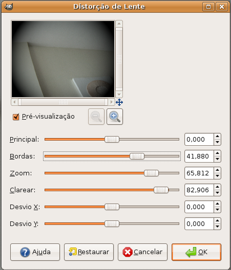 Linux: Criando fotos com efeito 'Olho-de-Peixe' no GIMP