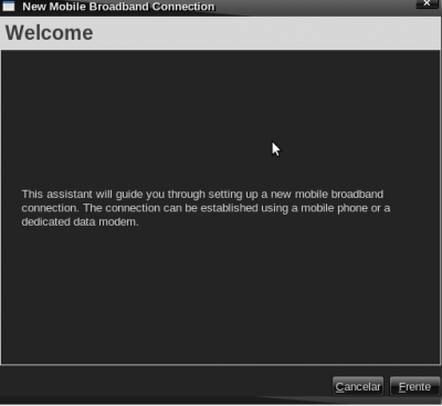 Linux:  NetwokManager - adicionar conexão 