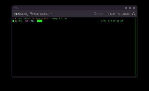 Linux: Como cortar as partes de um v�deo com passagens de �udio em branco