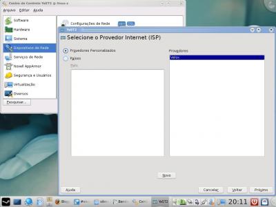 Linux: DSL - adicionar provedor 