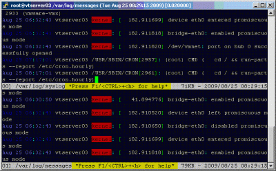 Linux: Multitail No Debian Lenny - Monitore vários logs em tempo real.