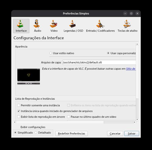 Linux: Colocando skins no VLC Media Player