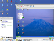 KDE VMware com Windows XP dentro...