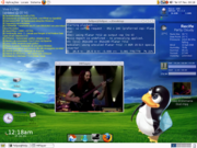 Gnome Ubuntu+gDesklets+MPlayer