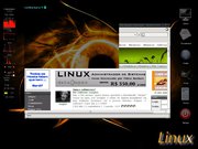 Fluxbox Pentium 166 com Slackware 10.2