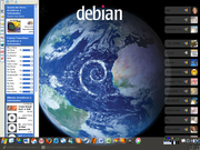 KDE Debian, KDE 3.5, Kopete com Desklit