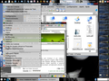 KDE KDE com menus translcidos
