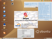KDE Ubuntu - Rodando Siages
