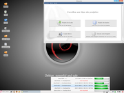 KDE Xfce + brasero no Debian Unstable