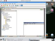 KDE Oh yes! Notepad (VMware Work...