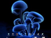 KDE Blue Mushroom