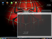 KDE Meu openSUSE 11.1 spiderman