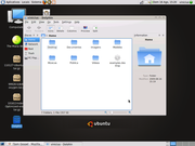 Gnome ubuntu 9.04 com thema do kde 4.3