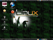 Gnome ubuntu tux matrix