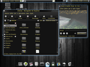 Gnome meu tema atual carbon nix+totem+pasta pessoal