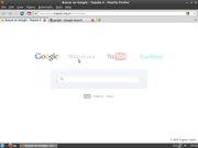 Gnome Tuquito 4 - tela principal do navegador