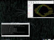 KDE BackTrack4 nmap+etherape