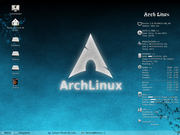 Gnome Arch Linux Blue