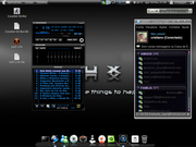 Gnome Ubuntu 10.10 Black Style