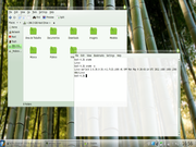 KDE Fedora 15 KDE, cones OxySpring