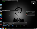 KDE Debian Black