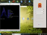 KDE Arch e Kde + archey