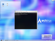 KDE Arch Linux + KDE 4.8 