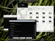 KDE (K)Ubuntu White+Black+Green