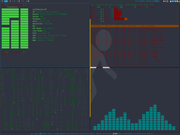 Tiling window manager Manjaro i3 Arc theme